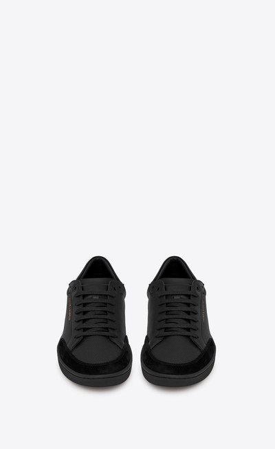 SAINT LAURENT court classic sl/10 sneakers in perforated leather and suede outlook