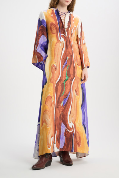 DOROTHEE SCHUMACHER RAINBOW FLAMES dress outlook