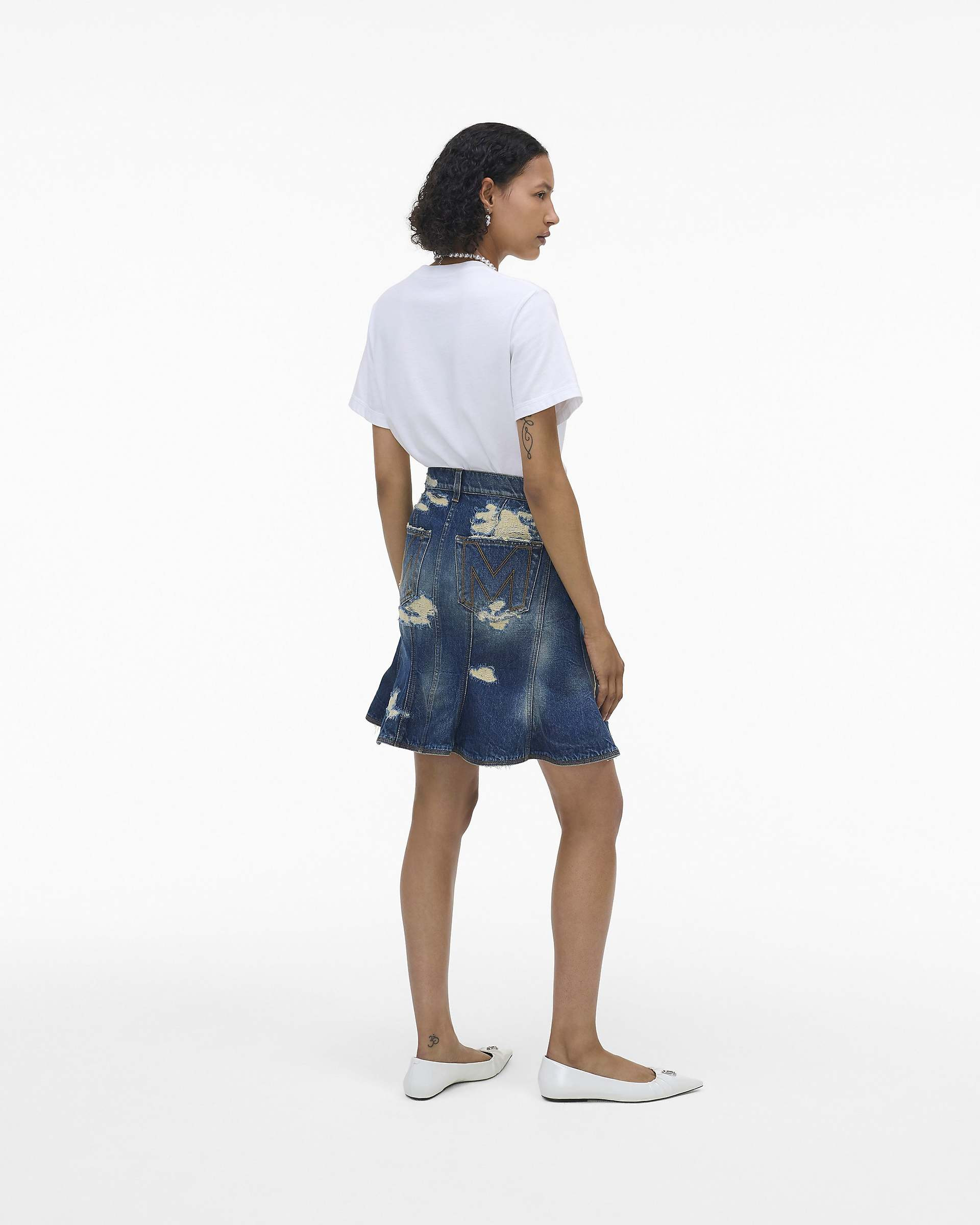 THE RIP AND REPAIR FLUTED MINI SKIRT - 3