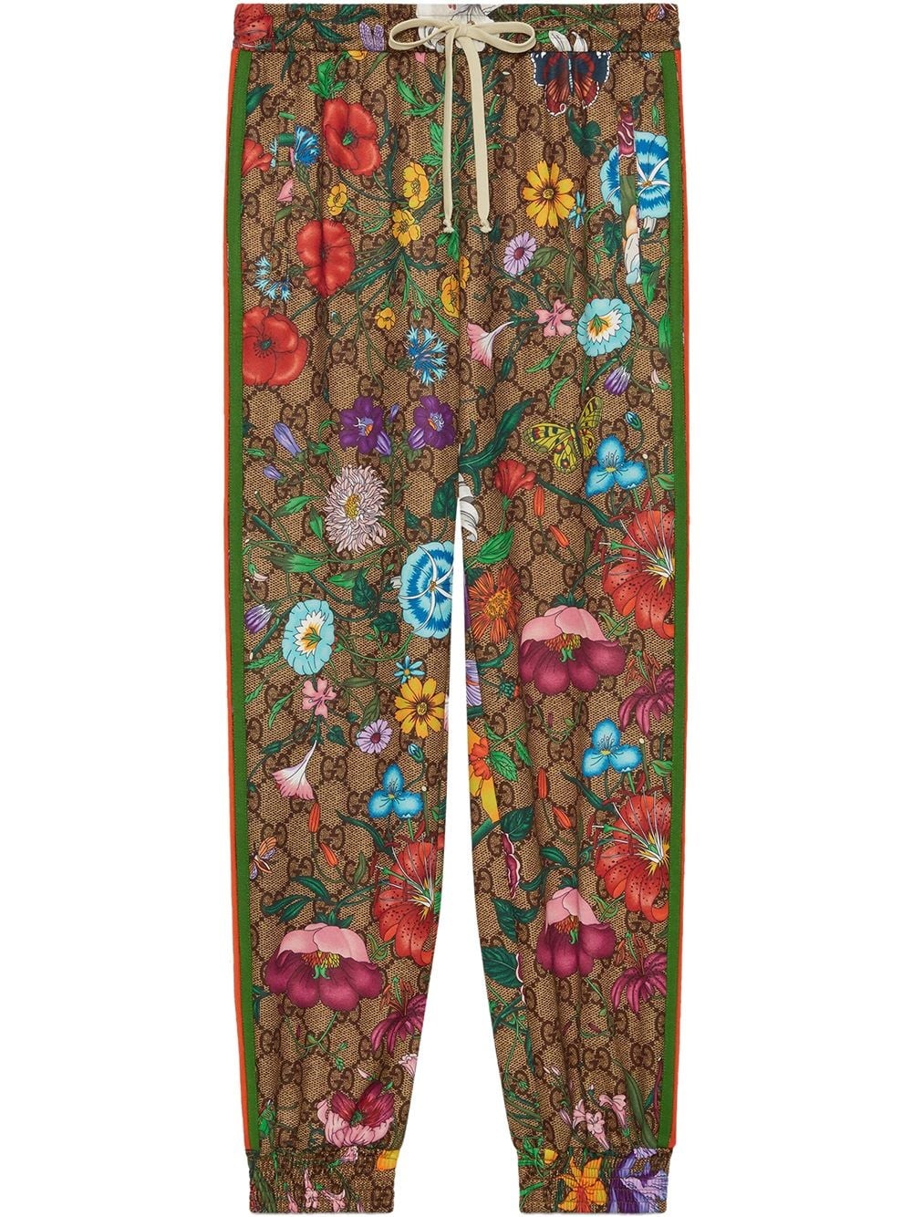 Flora GG Supreme pattern track pants - 1