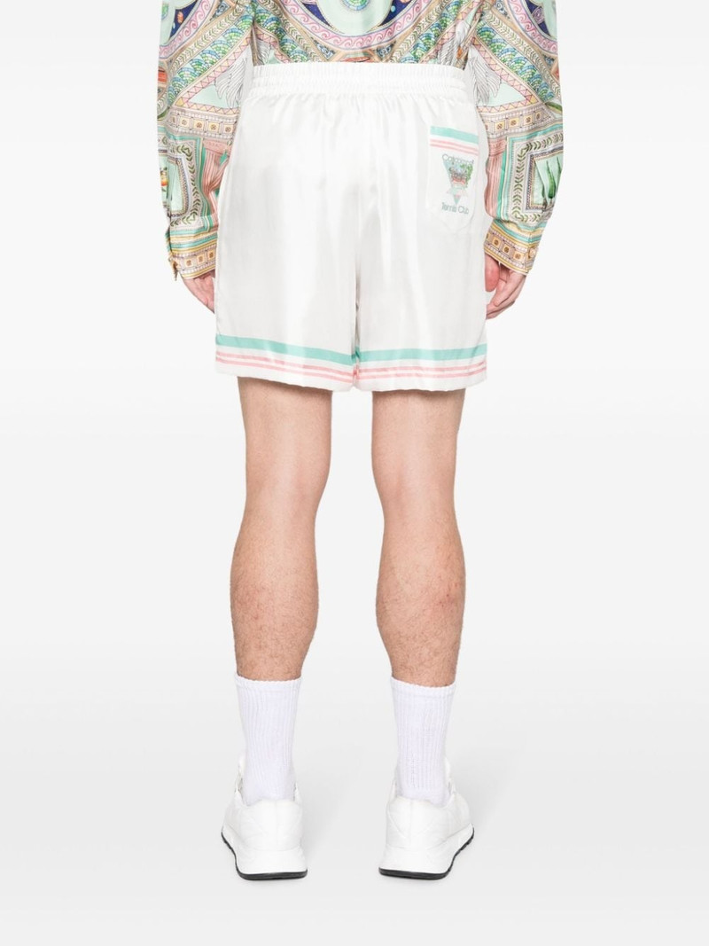 Tennis Club Icon silk track shorts 4