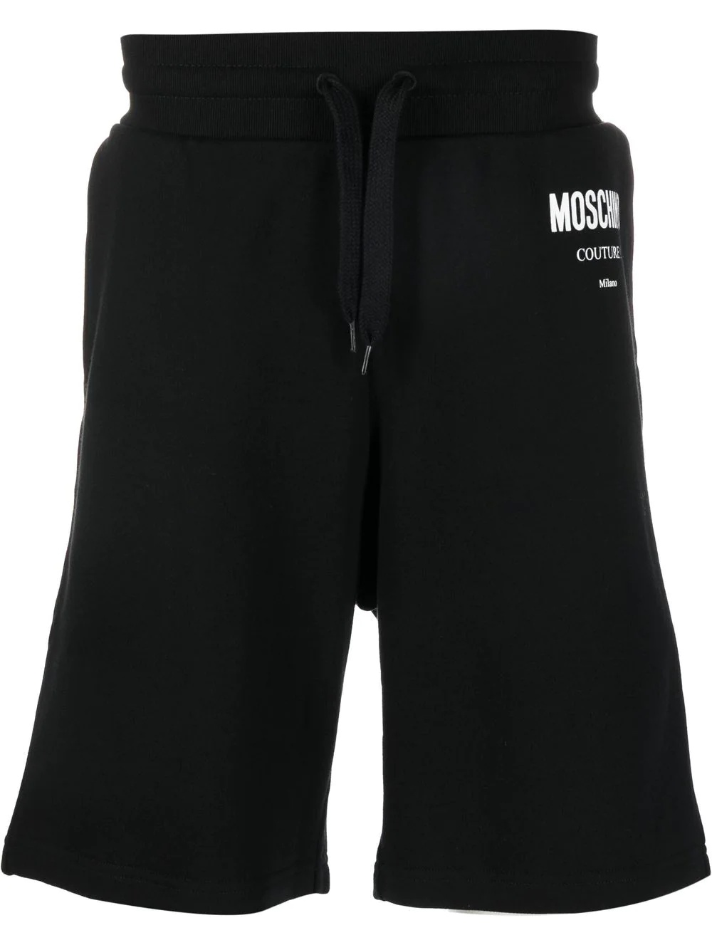 logo-print sweat shorts - 1