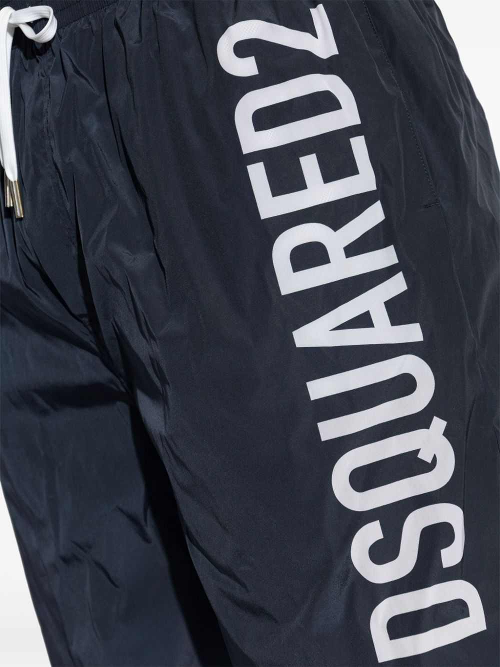 logo-print swim shorts - 4