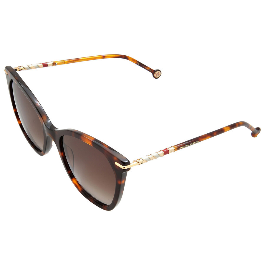 Carolina Herrera Brown Gradient Butterfly Ladies Sunglasses HER 0091/S 005L/HA 56 - 5