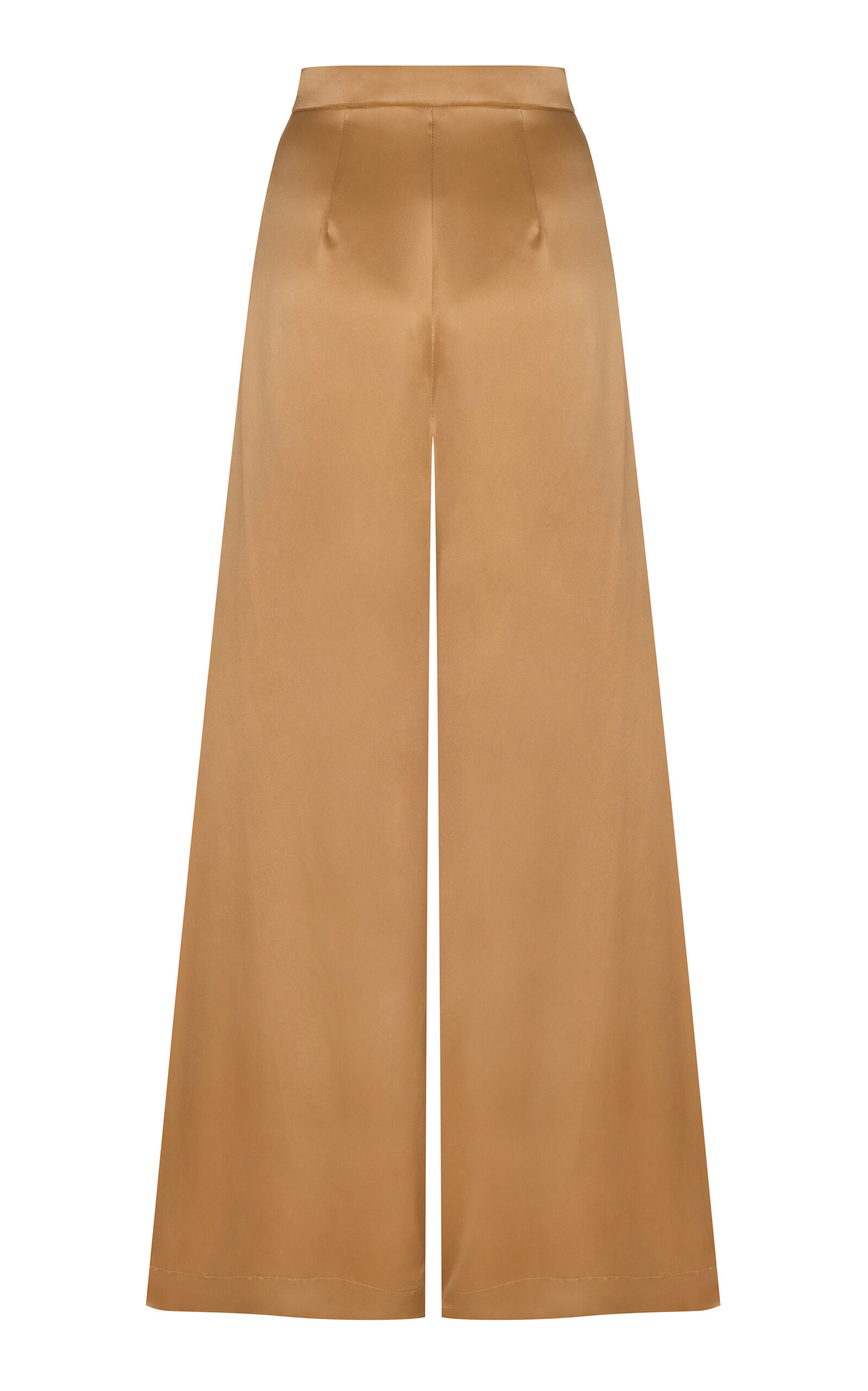 Luz Perpetua Pleated Silk Pants gold - 3