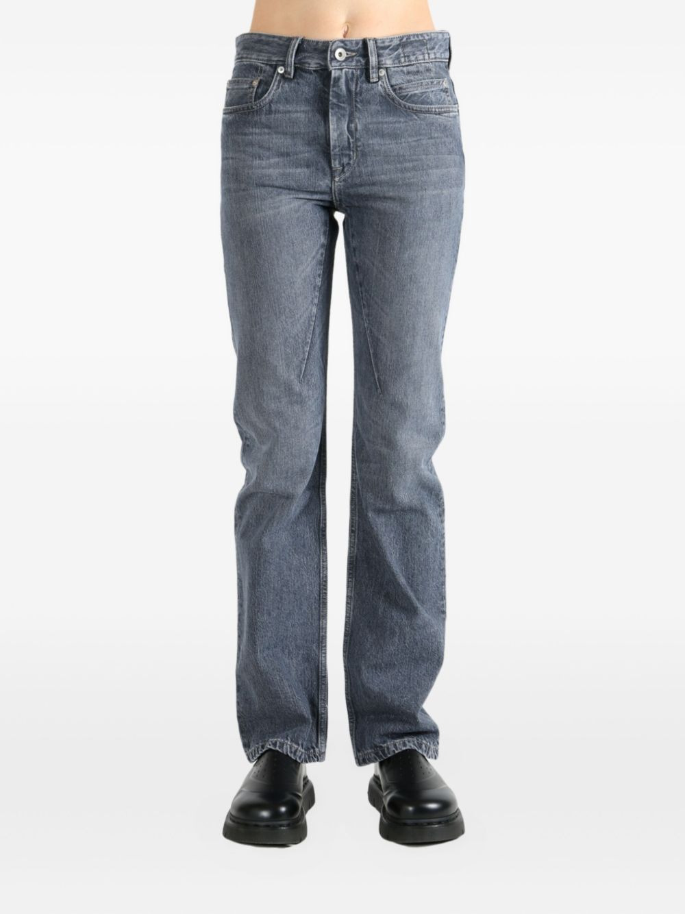 washed-effect jeans - 2