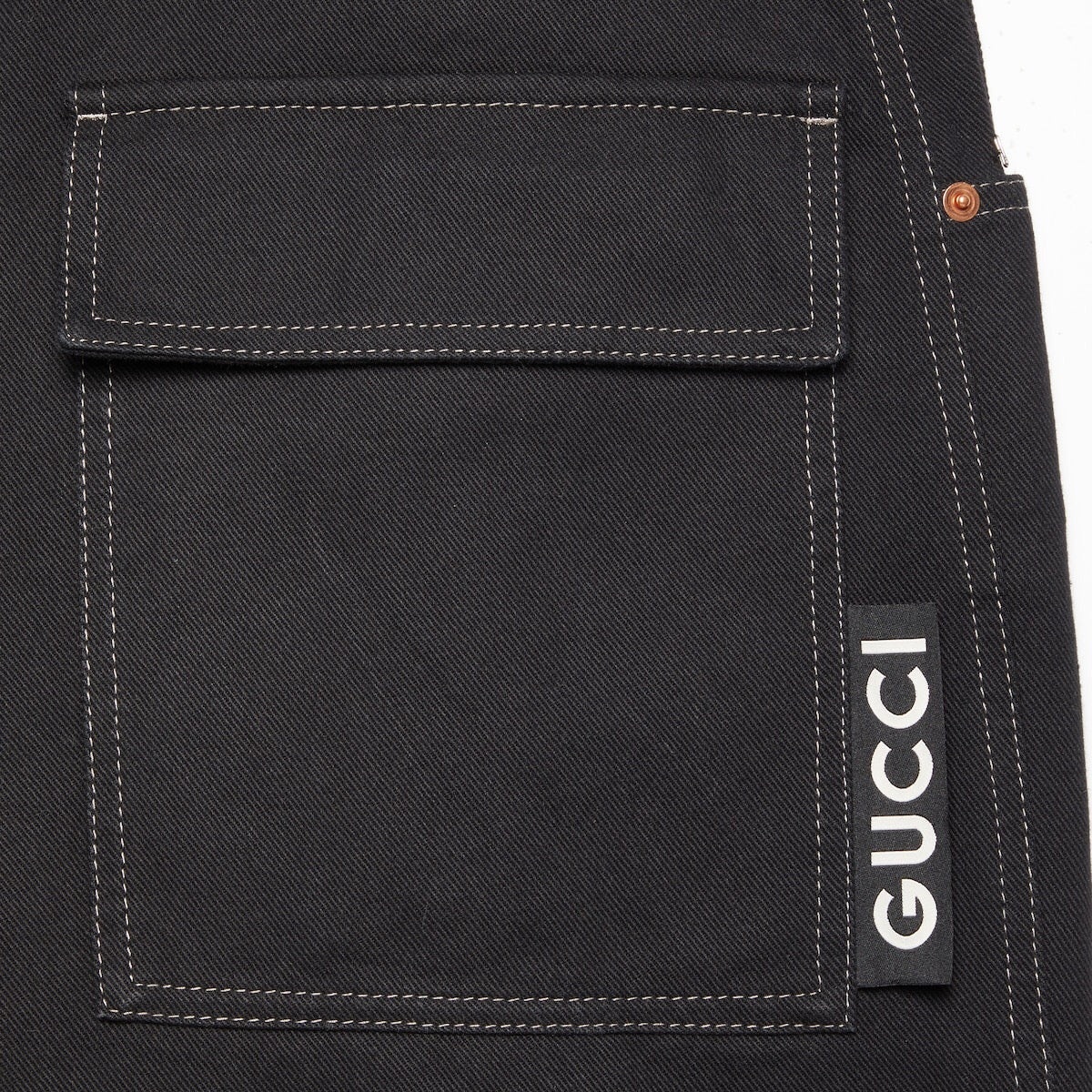 Gucci Logo Oversize Denim Pant - 3