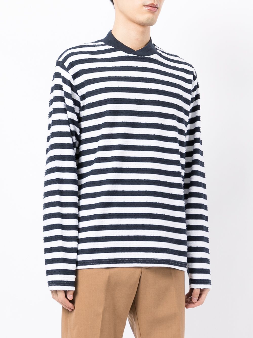 Andro striped long-sleeve top - 3