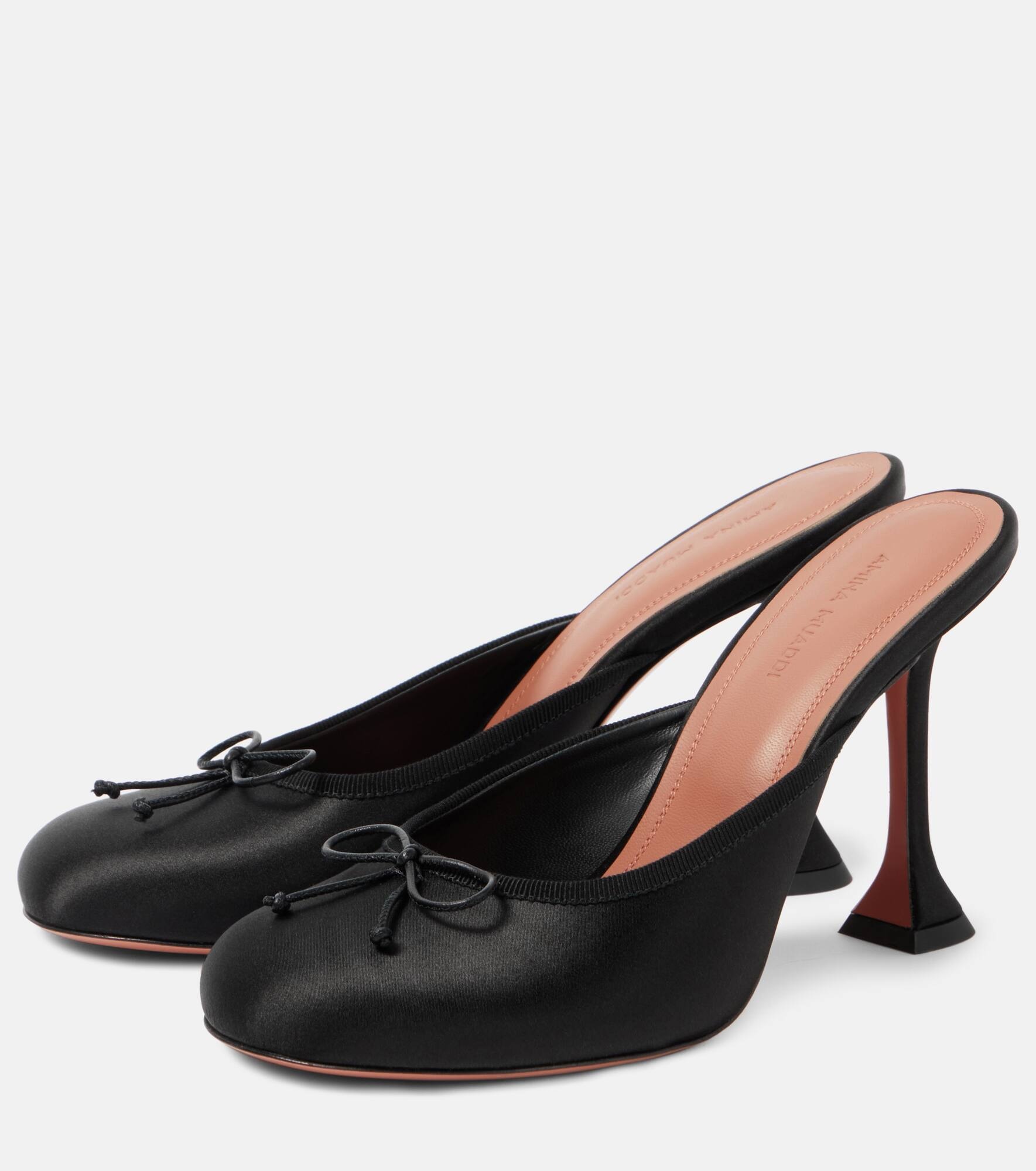 Lila 95 satin mules - 4
