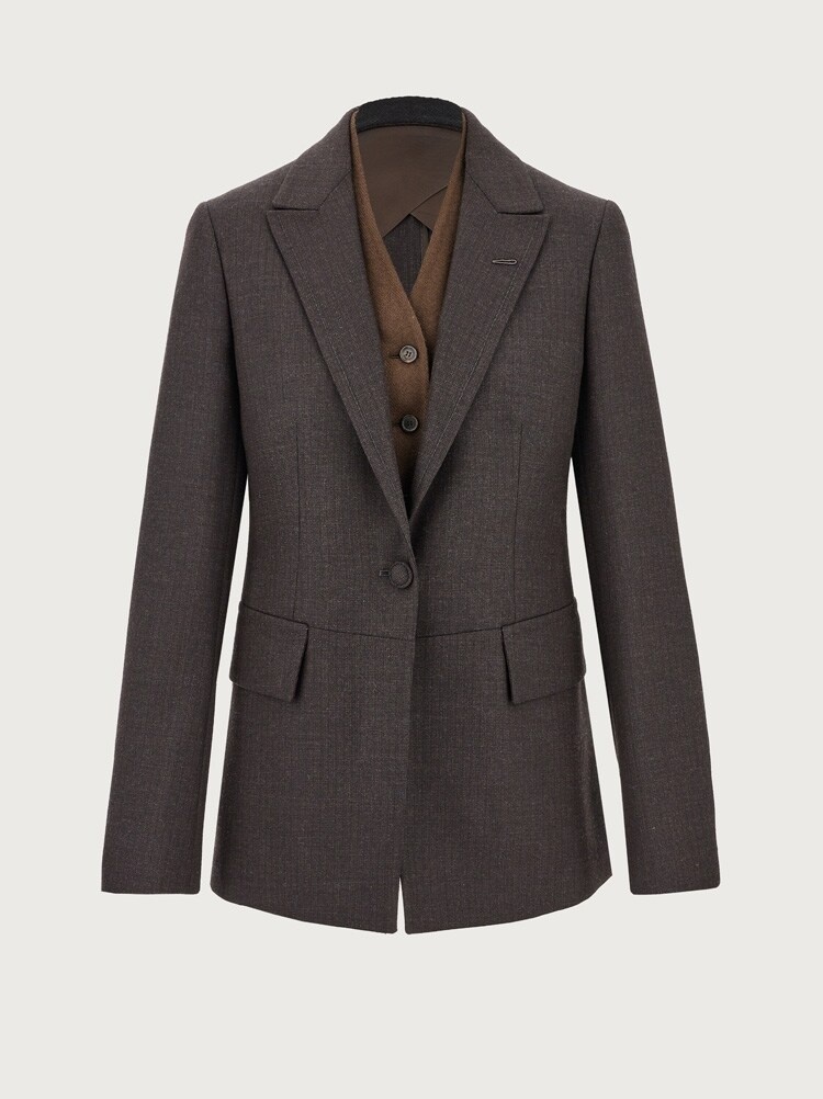 TAILORED JACKET WITH GILET INSERT - 1