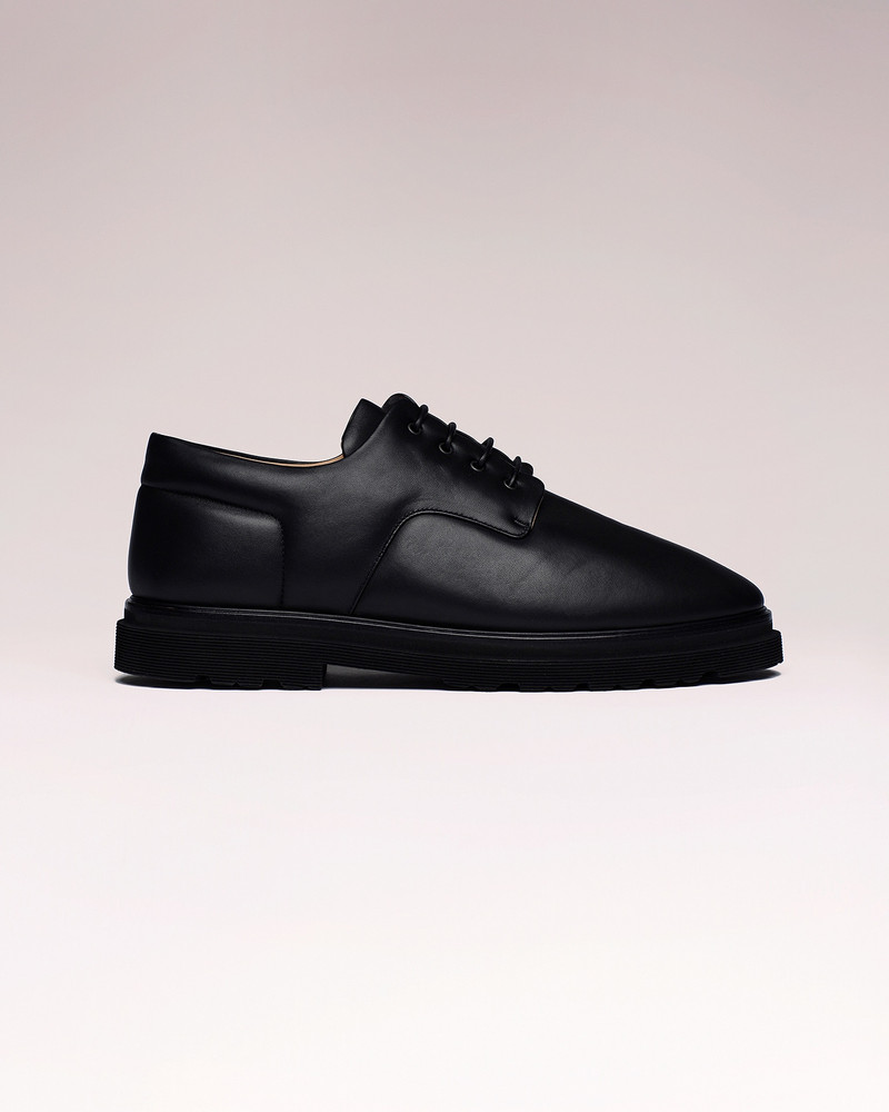 SKILI - Black leather shoes - Black 3