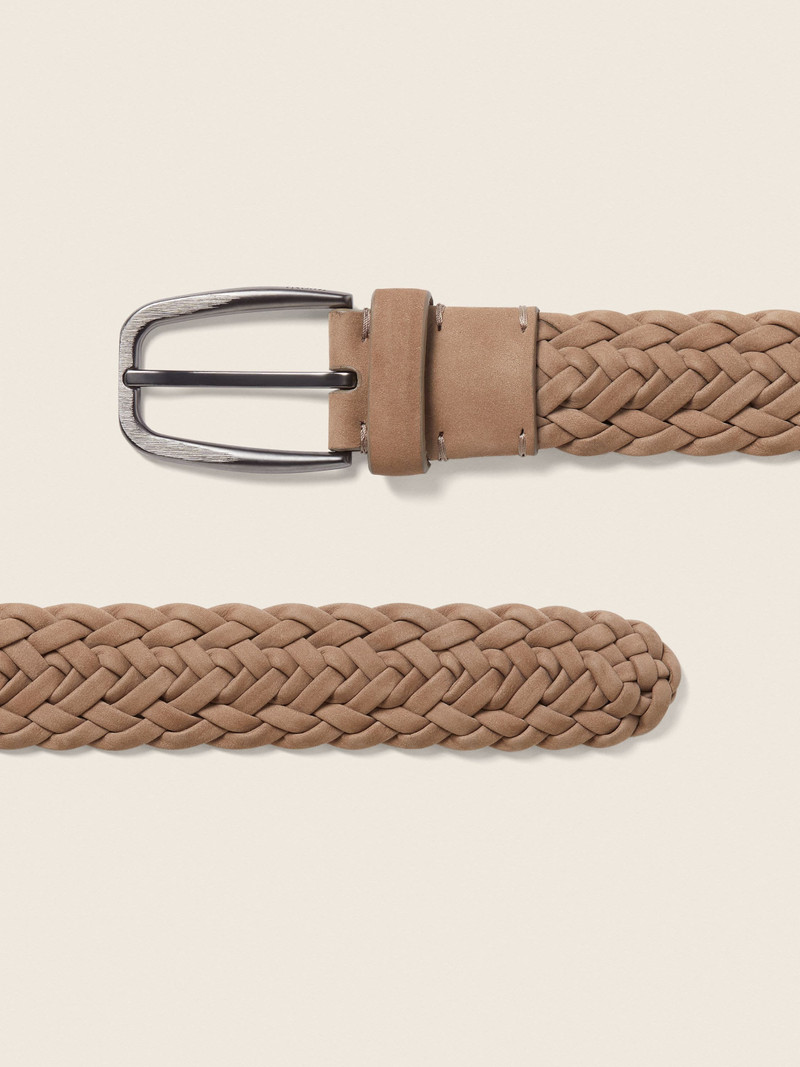 ZEGNA BEIGE NUBUCK BELT outlook
