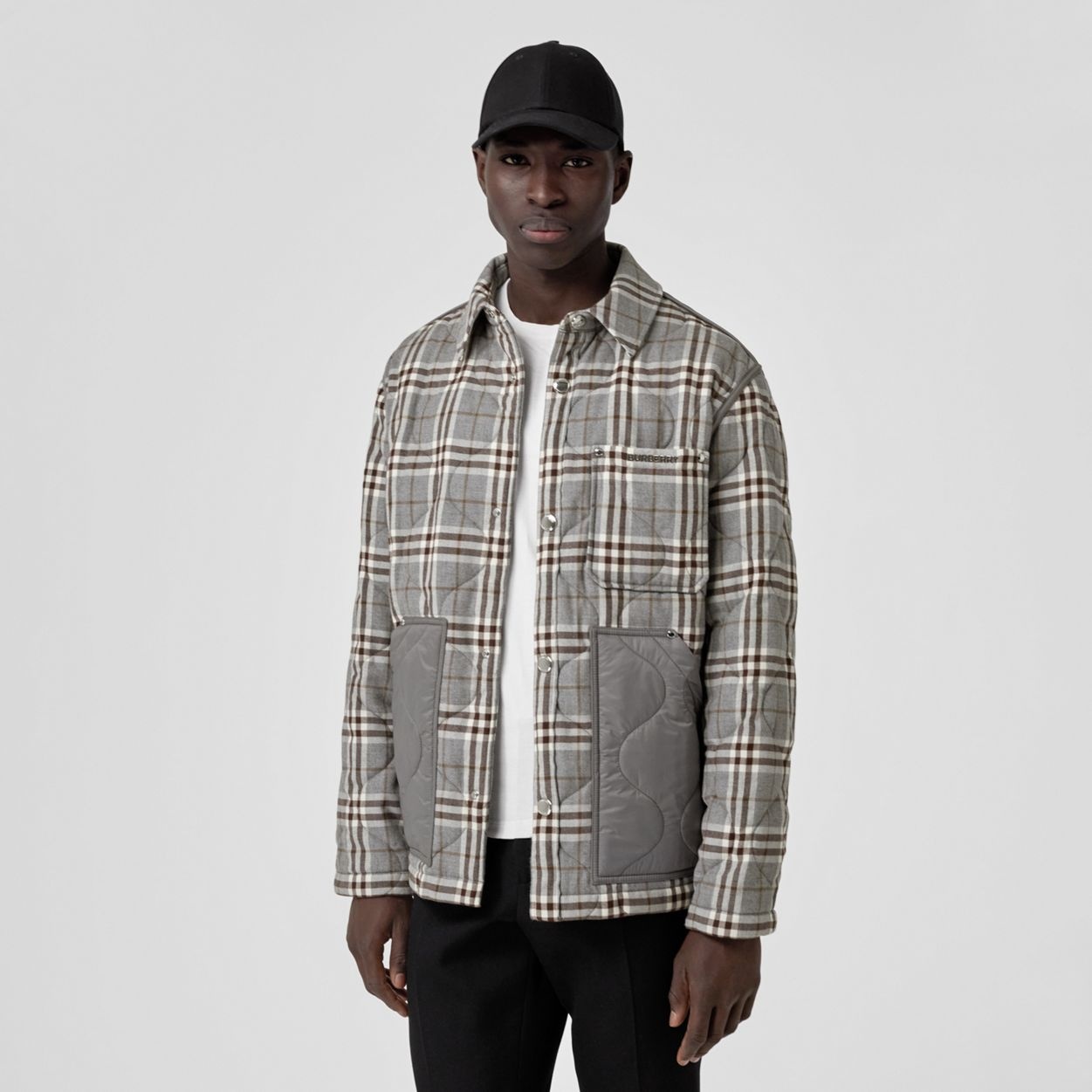 Vintage Check Cotton Flannel Overshirt - 7