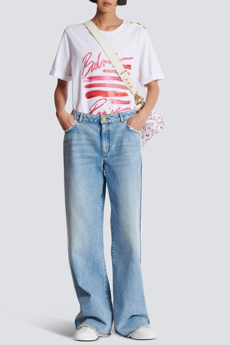 Balmain Raw Edge Straight Jeans outlook