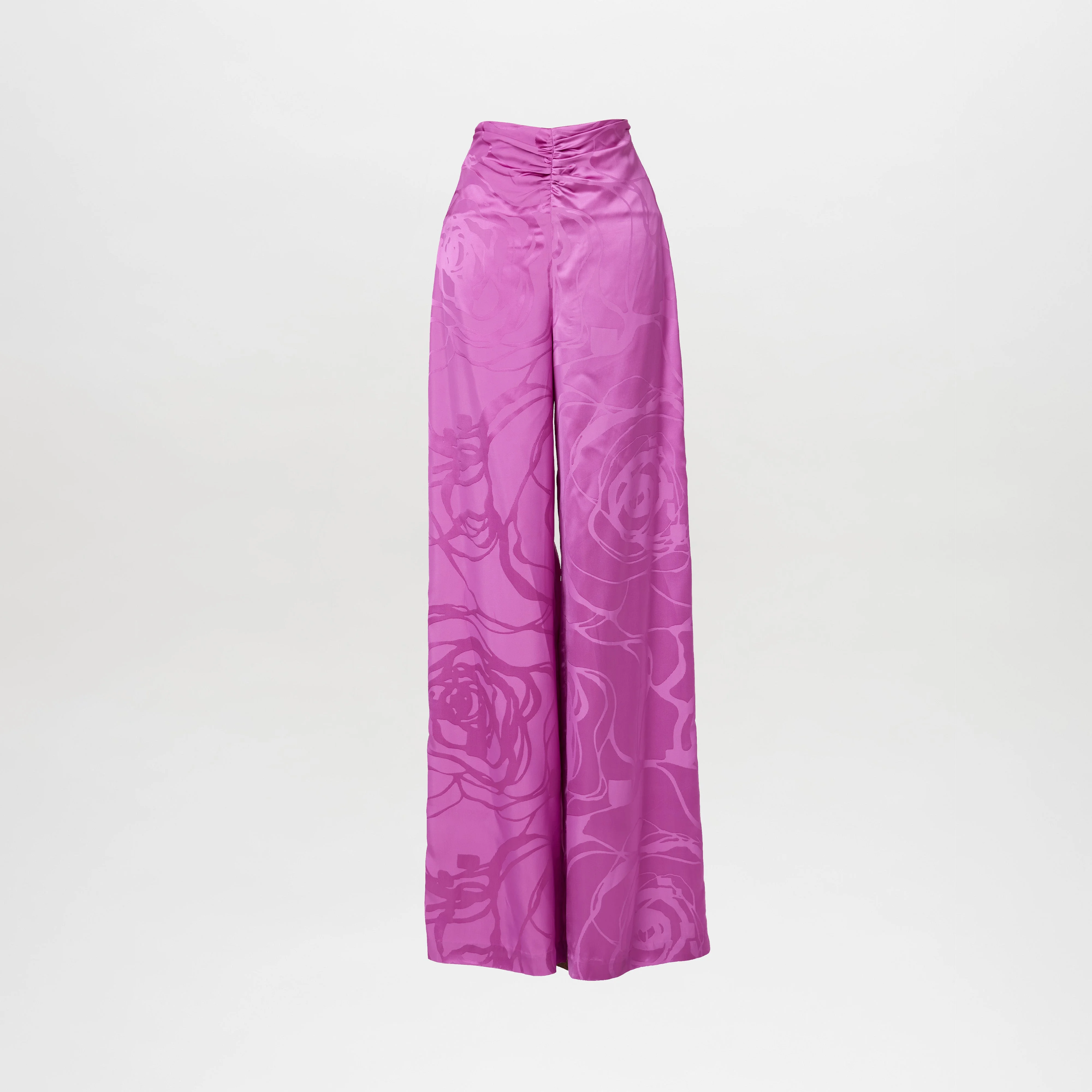 Casey Pant Magenta Orchid Jacquard - 1