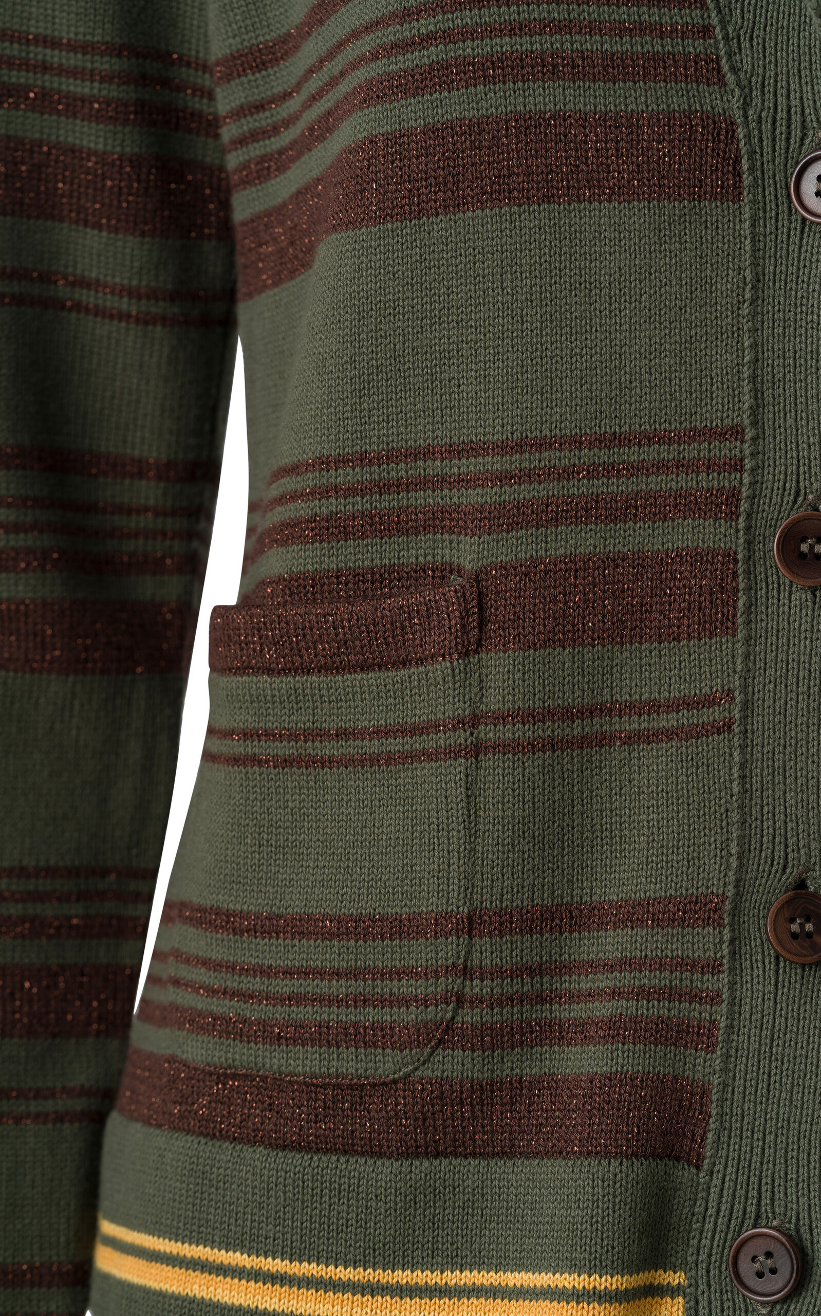 Nerian Knit Cotton Cardigan green - 6