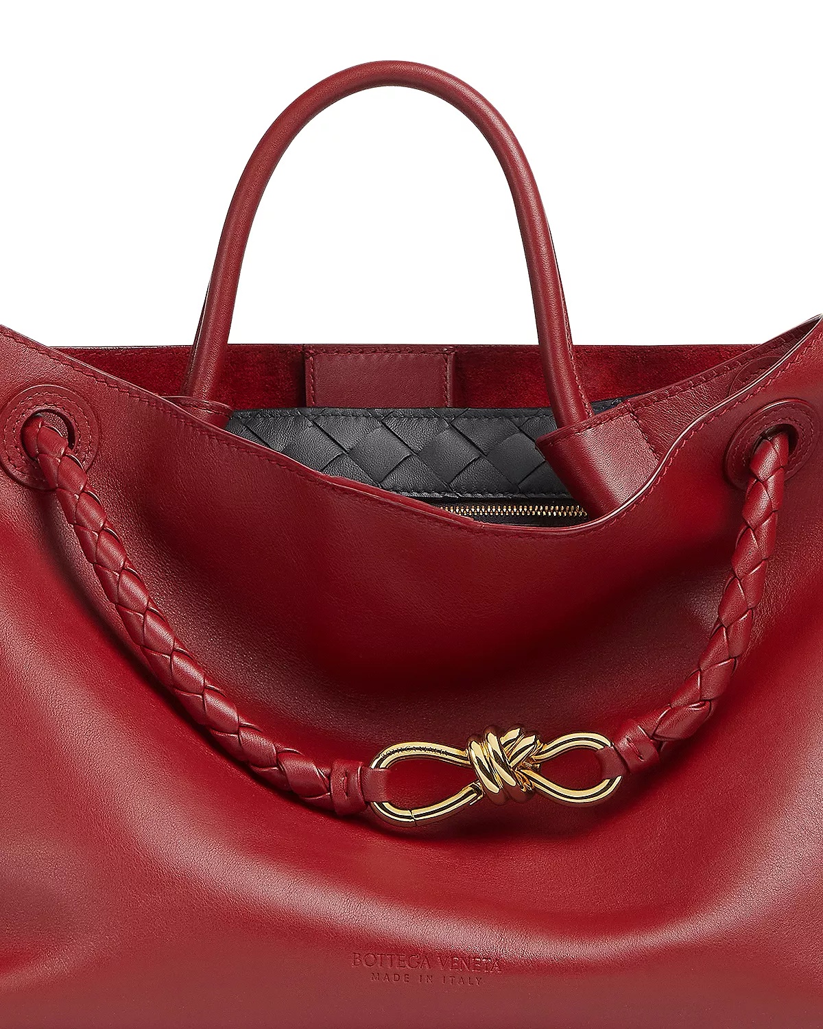 Andiamo Leather Top Handle Bag - 12