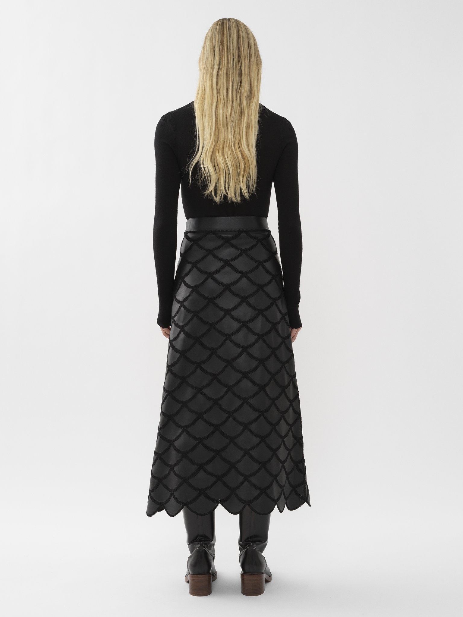 FLARED MAXI SKIRT - 3