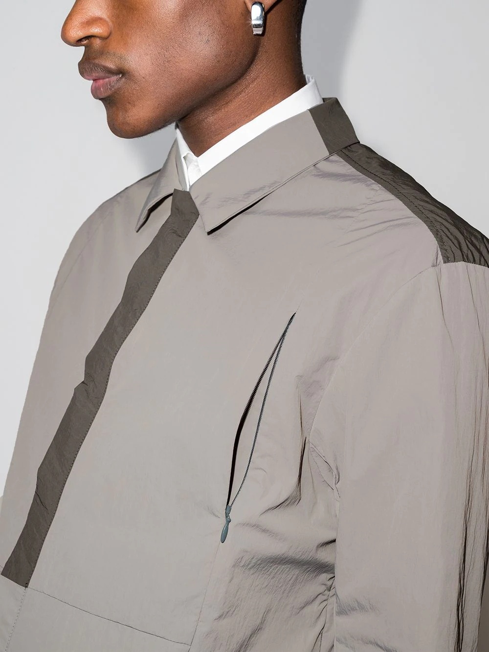 Arcane panelled shirt - 4