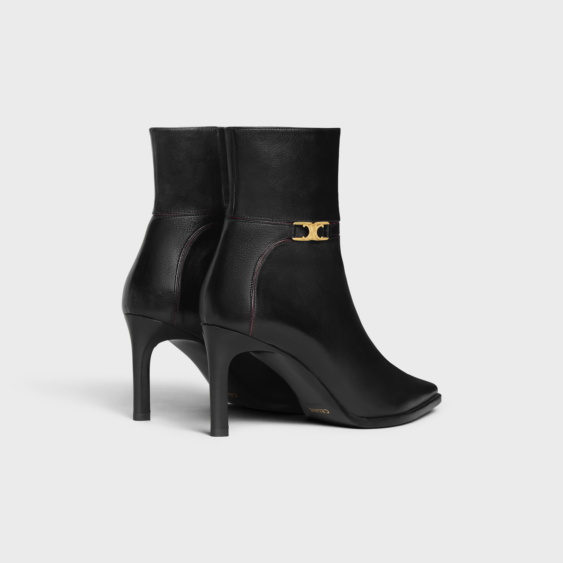 CELINE VERNEUIL ANKLE BOOT WITH TRIOMPHE in CALFSKIN - 3