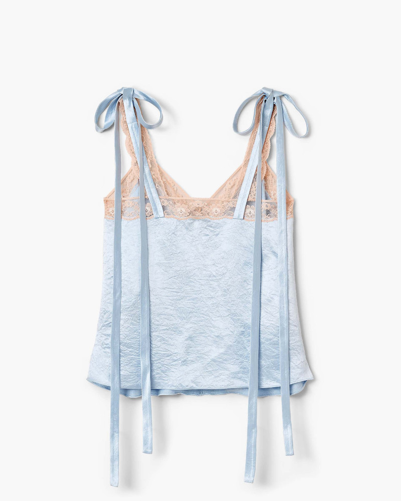 SATIN LACE SLIP TOP 6