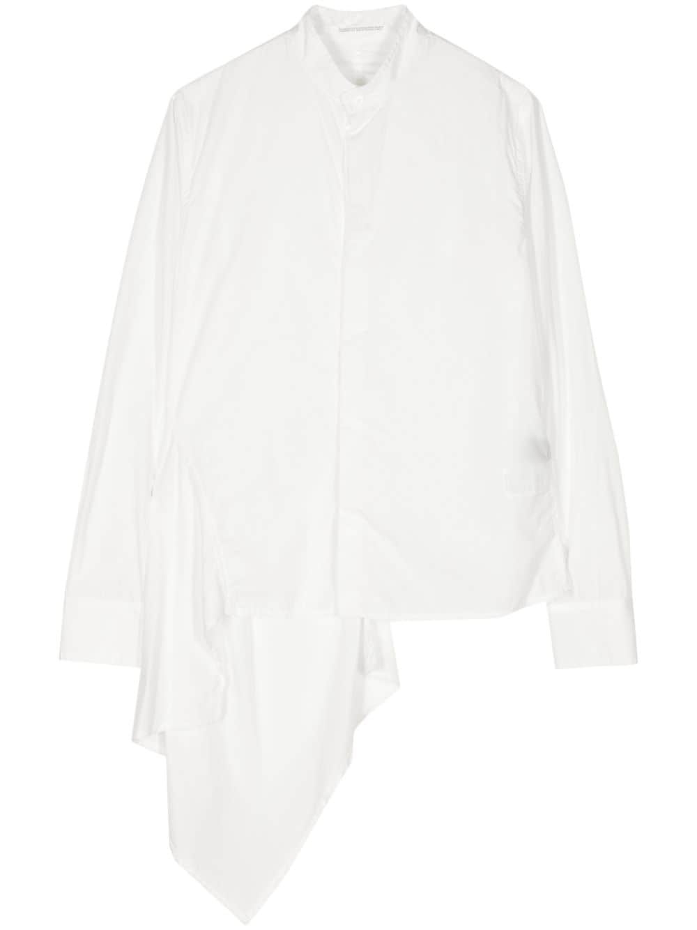 asymmetric cotton shirt - 1