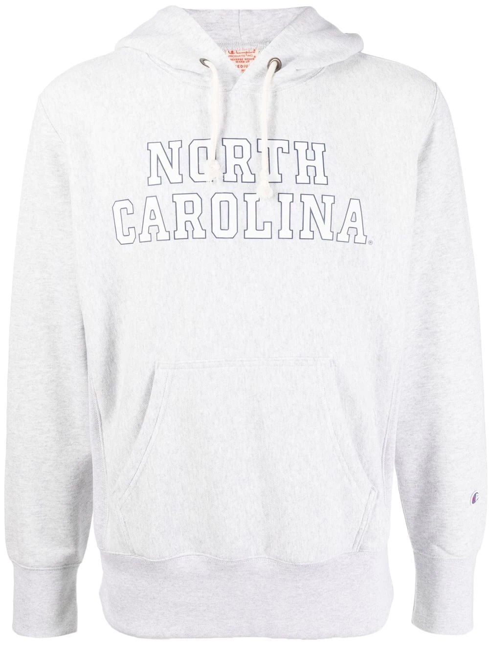 North Carolina-print drawstring hoodie - 1