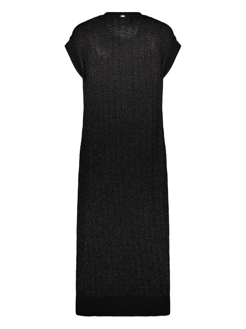 Herno pockets sleeveless cardigan outlook