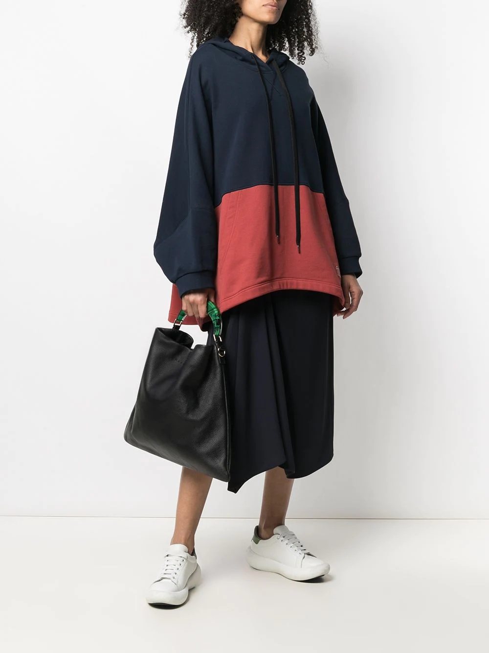 leather tote bag - 2