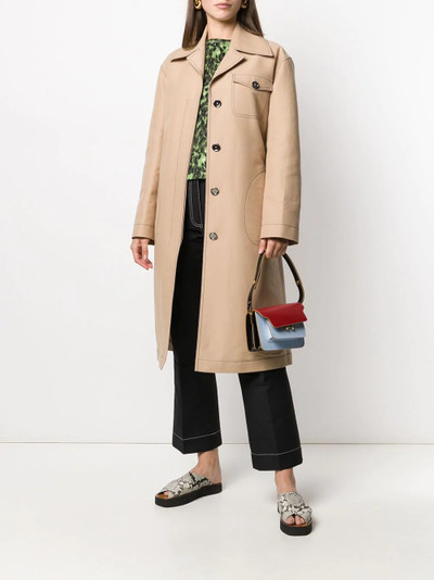 Marni single-breasted duster coat outlook