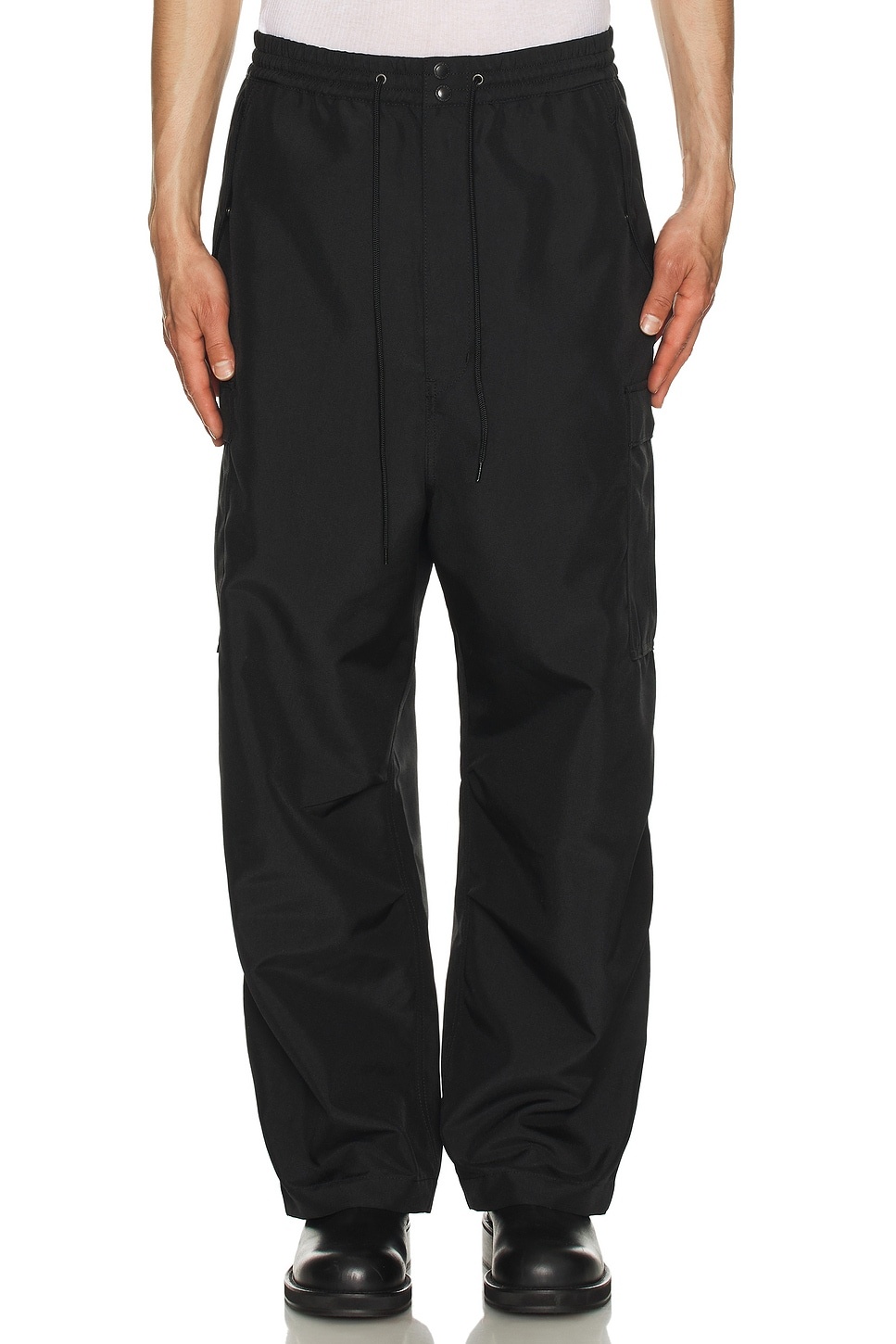 Polyester Matte Cloth Pants - 3