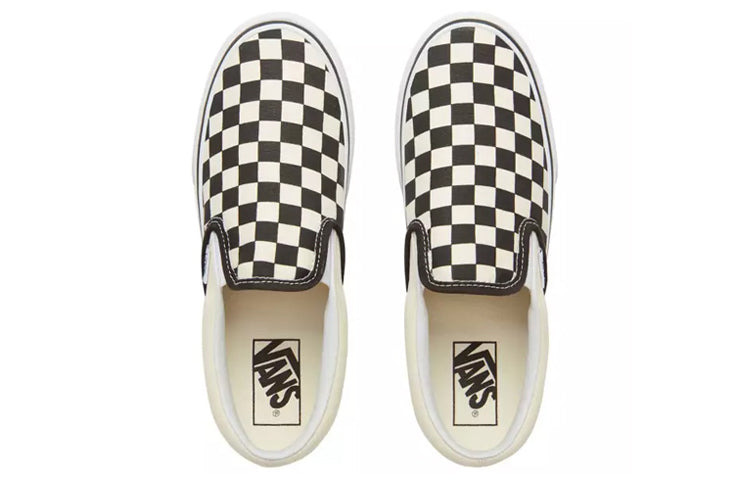 Vans Classic Slip-On Platform 'Checker - Black White' VN00018EBWW - 4