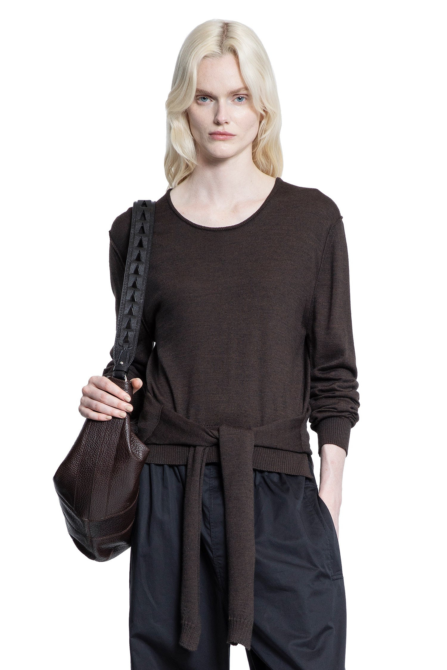 Trompe L'oeil Crewneck Jumper - 7
