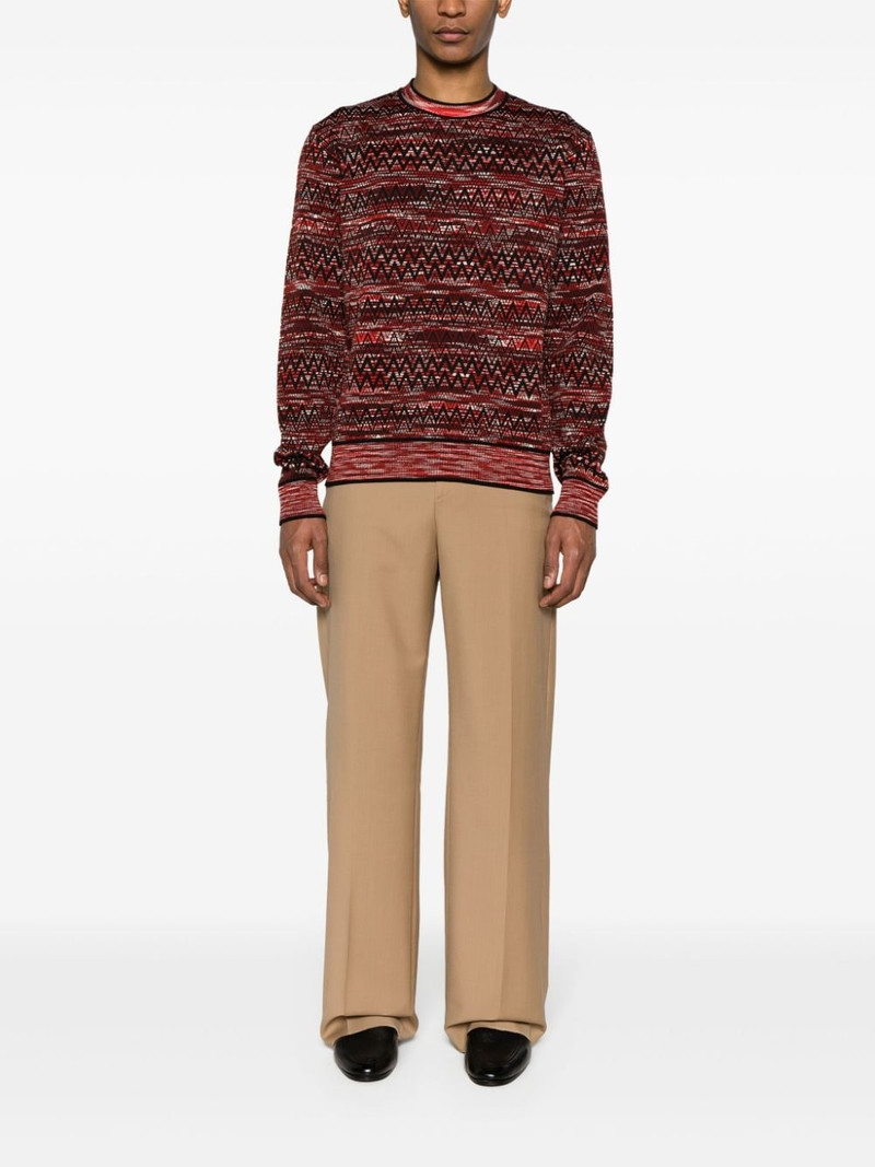 Missoni zigzag crew-neck jumper outlook
