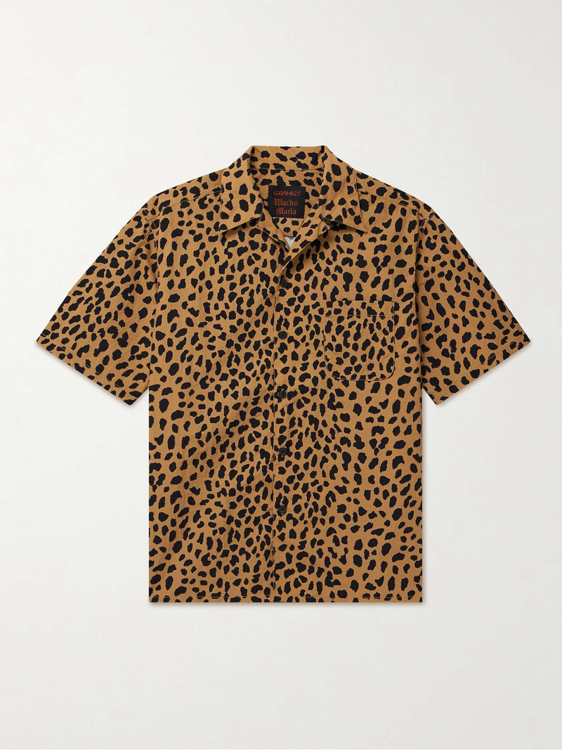+ Gramicci Convertible-Collar Leopard-Print Nylon Shirt 1