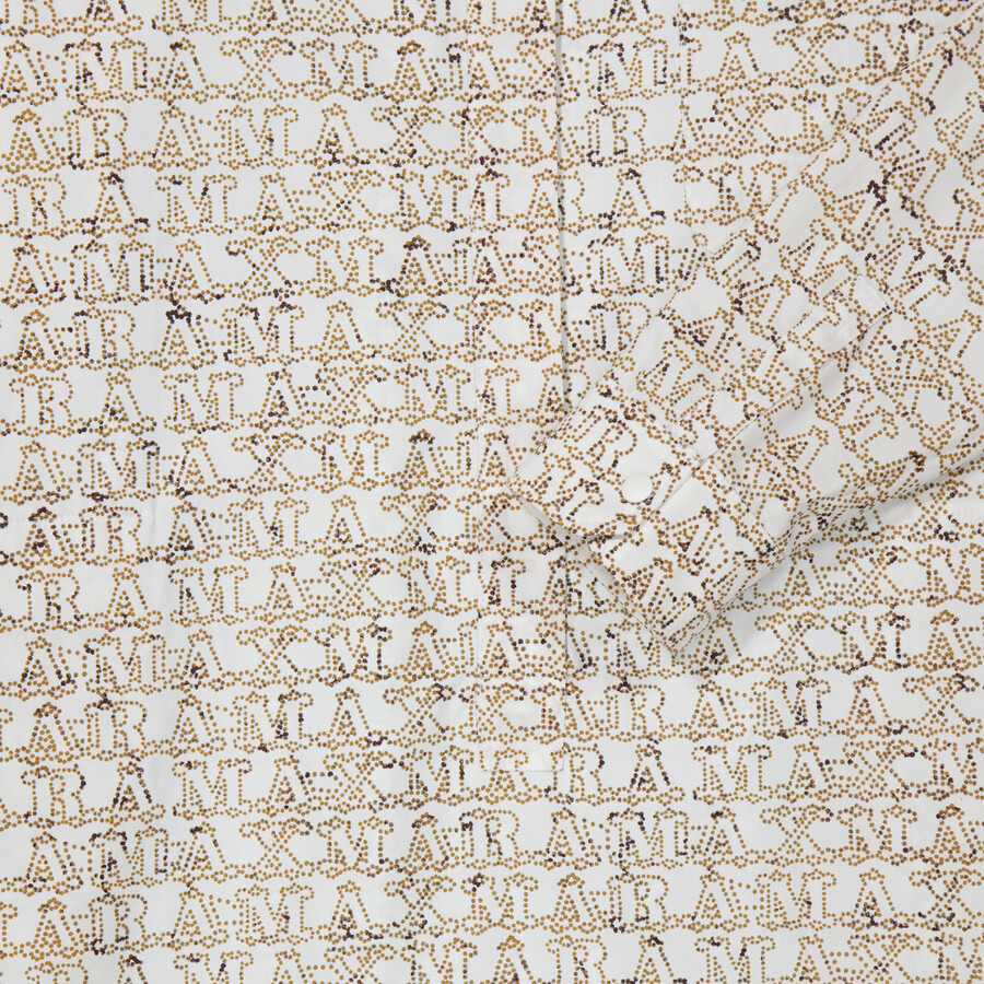 Max Mara Ladies White Bevanda Monogram Shirt Minidress - 7