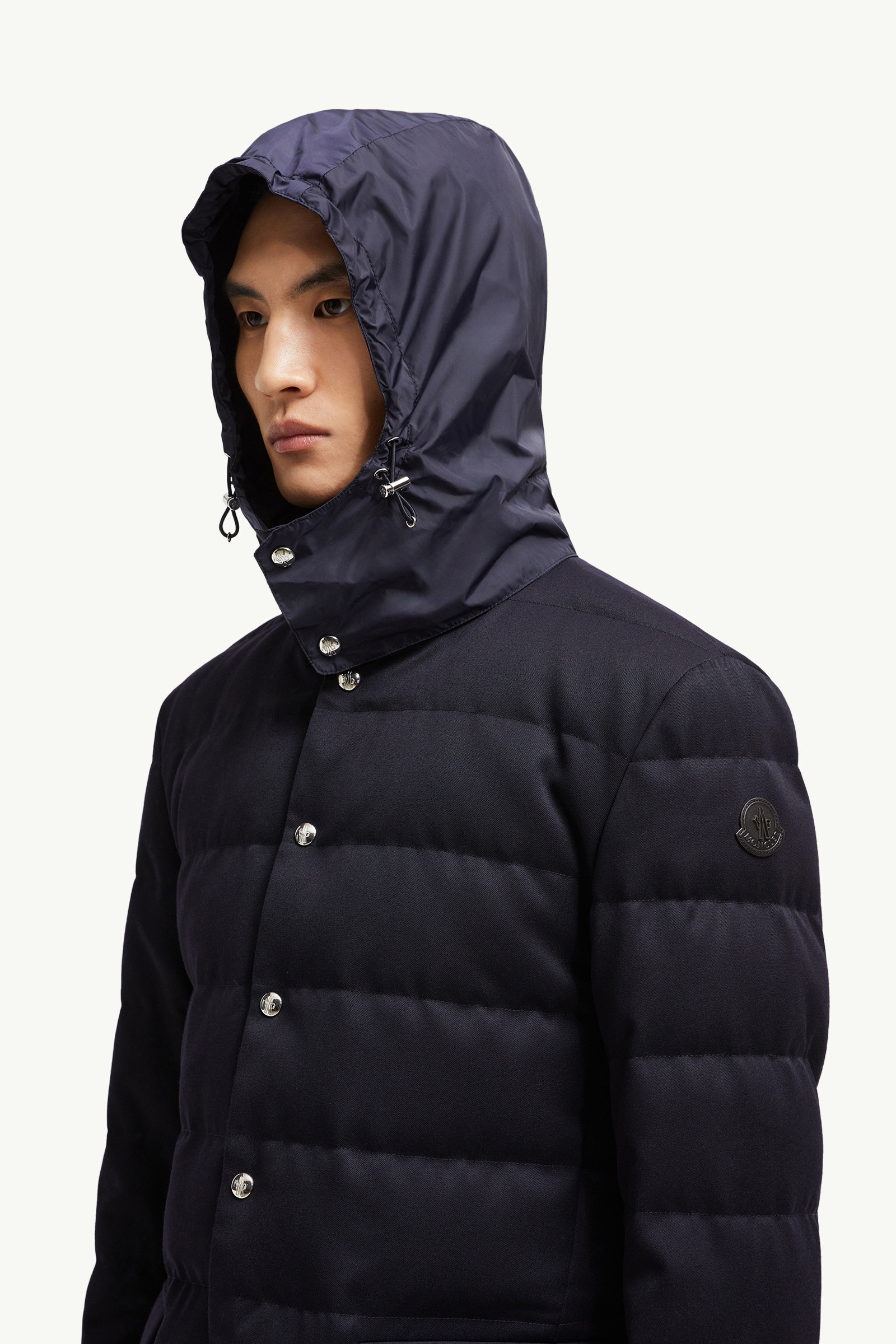 Bess Hooded Wool Short Down Jacket - 4