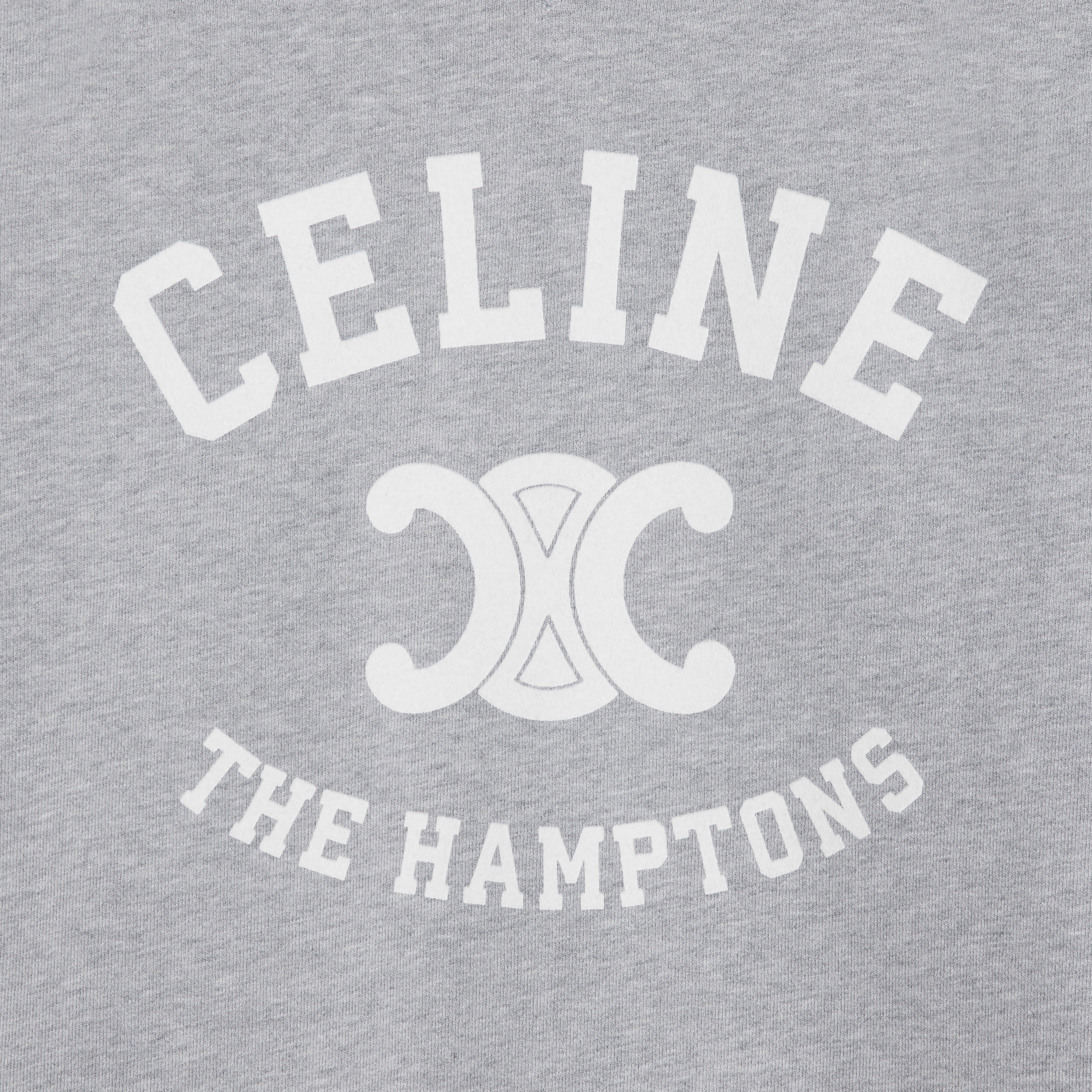 celine hamptons 70's sweatshirt in cotton fleece - 4