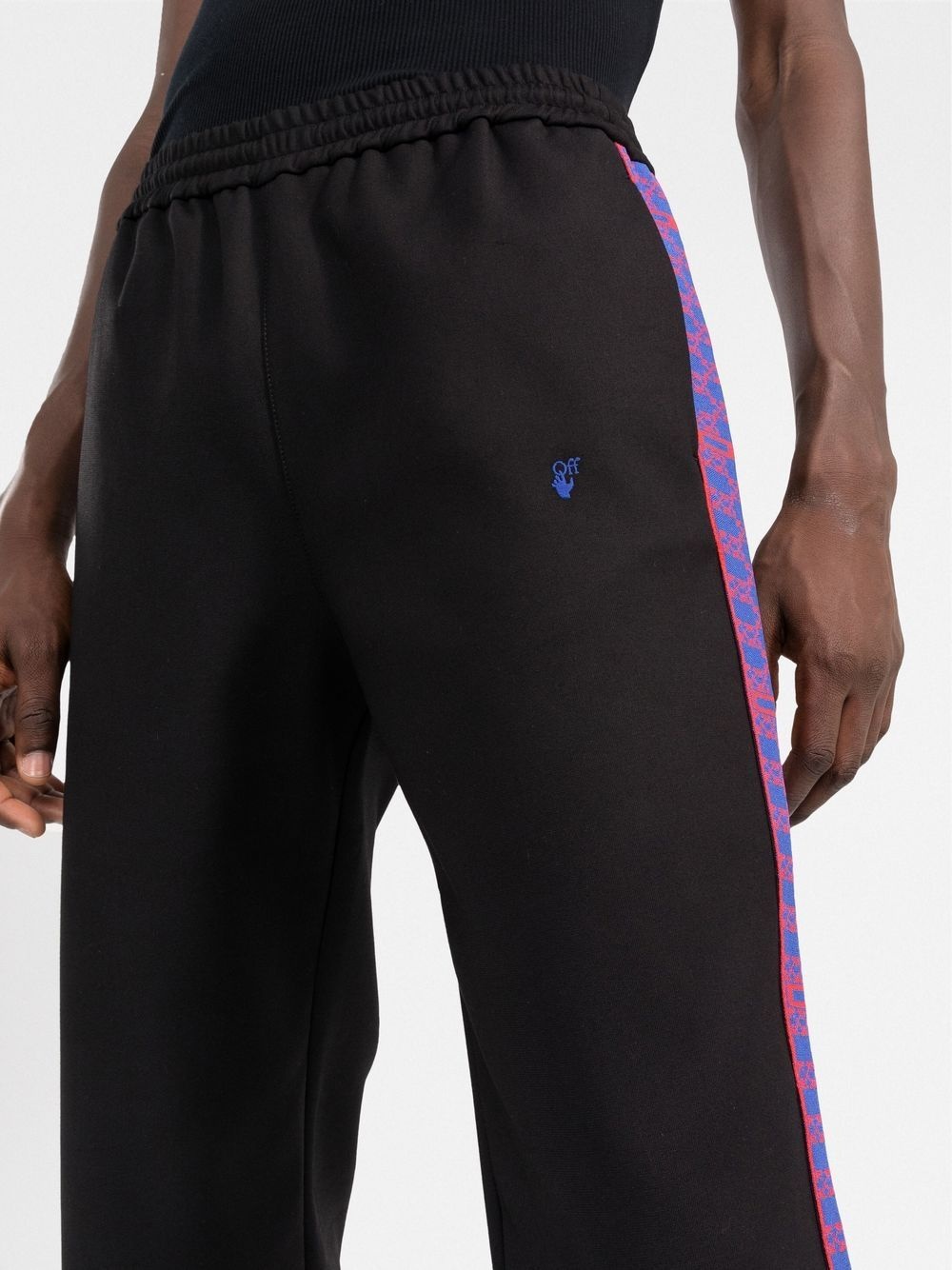 Arrows-embroidered track pants - 5