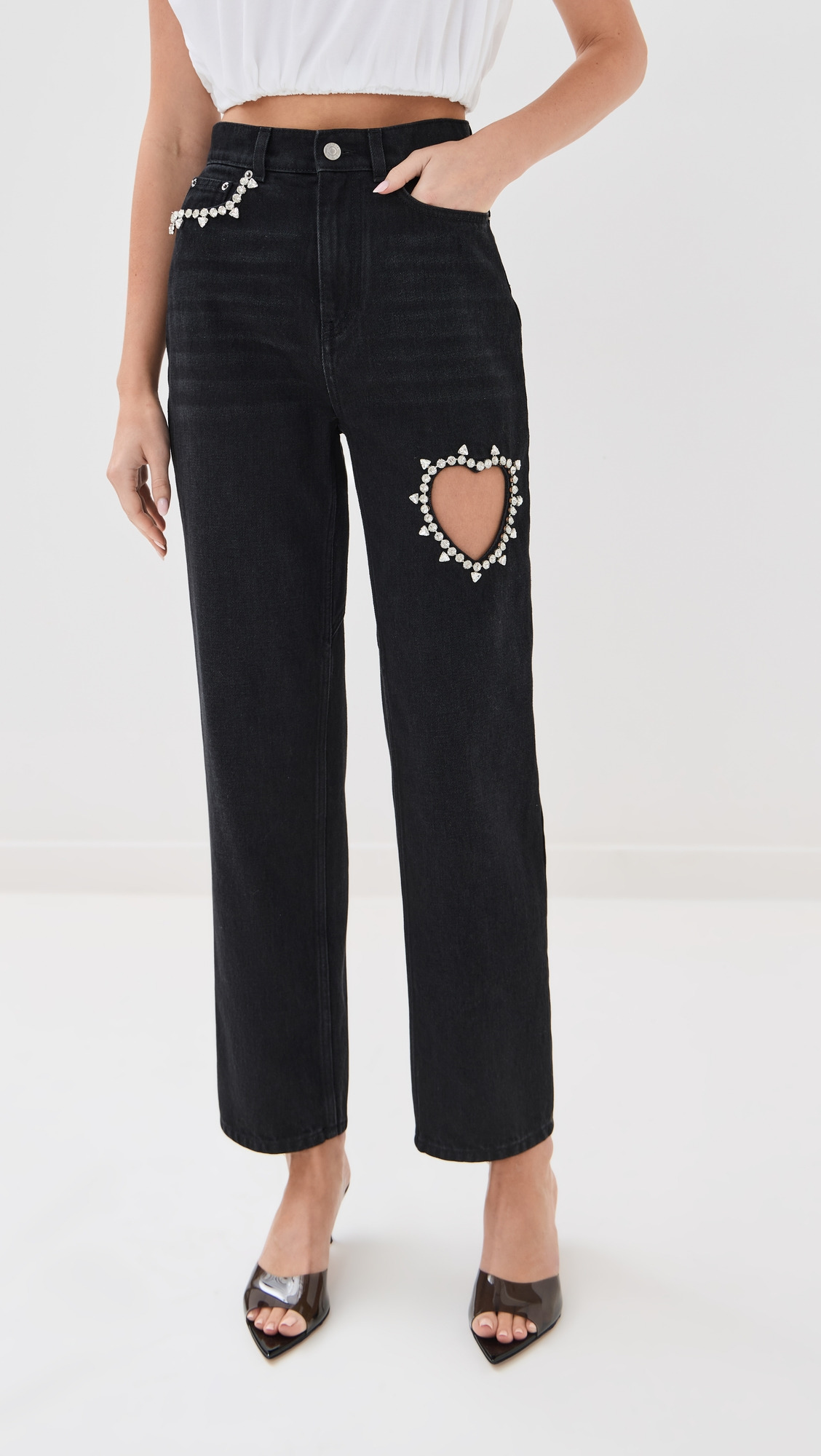 Crystal Heart Jeans - 7