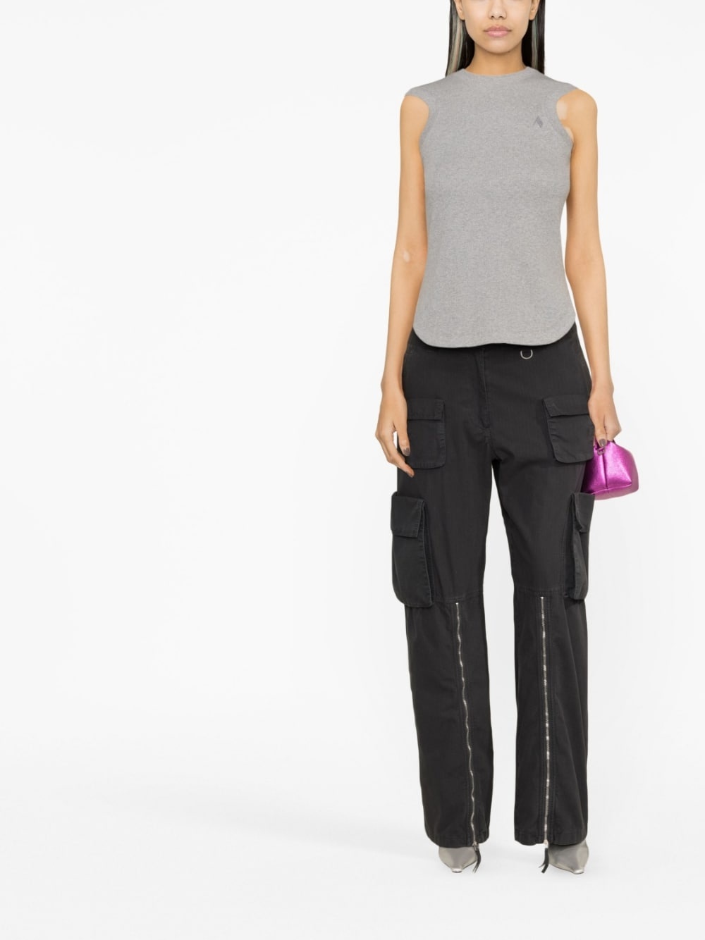 Reese ribbed tank top - 2