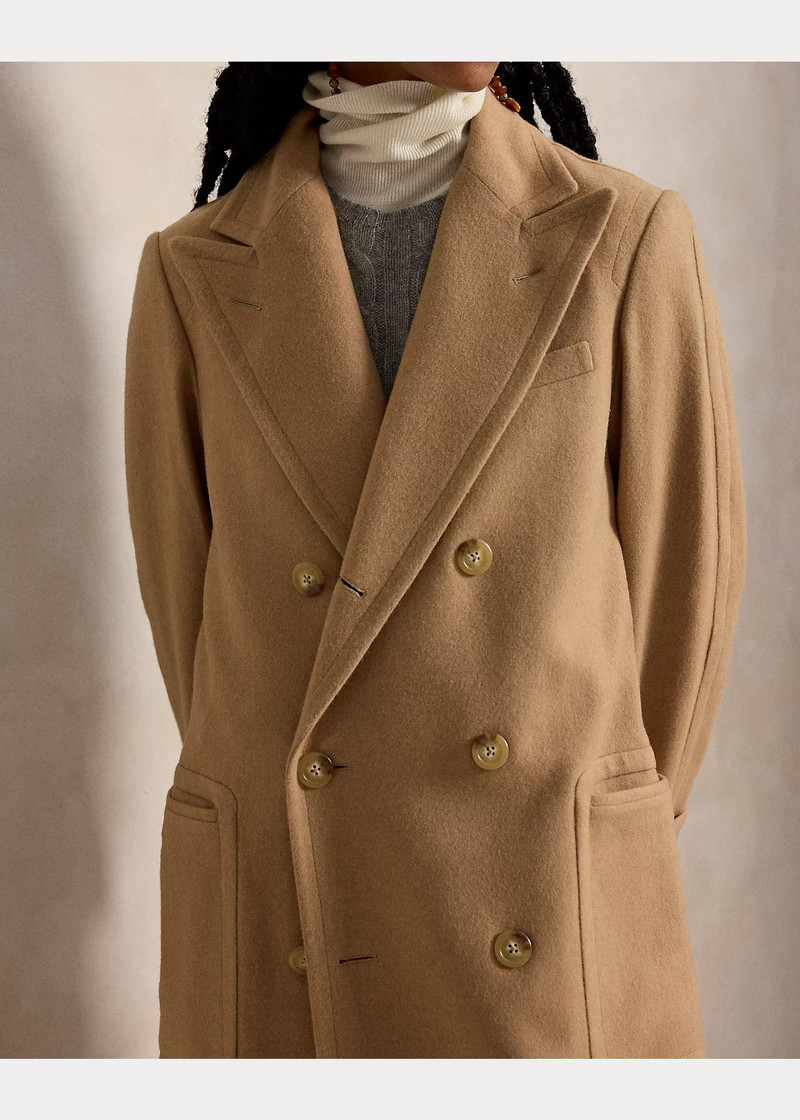 Camel-Hair Long Polo Coat 6