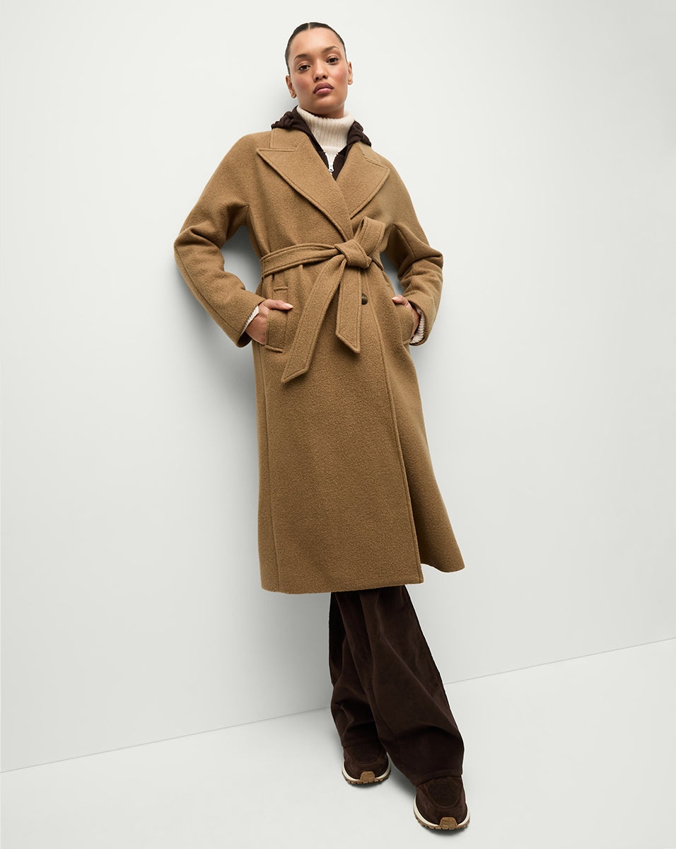 DELLA WOOL DICKEY COAT - 4