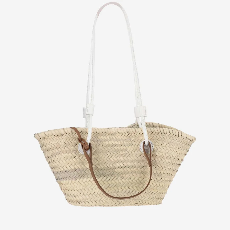 Filippo Catarzi Straw Bag With Logo - 1