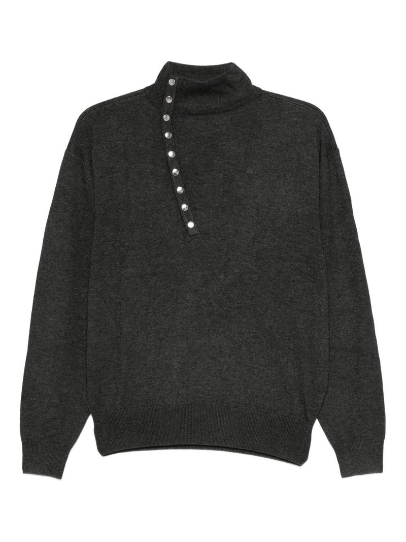 Calsia high-neck stud-detail sweater 1