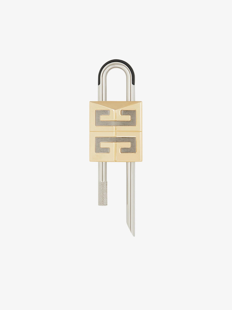 SMALL 4G PADLOCK IN TWO TONE METAL 1