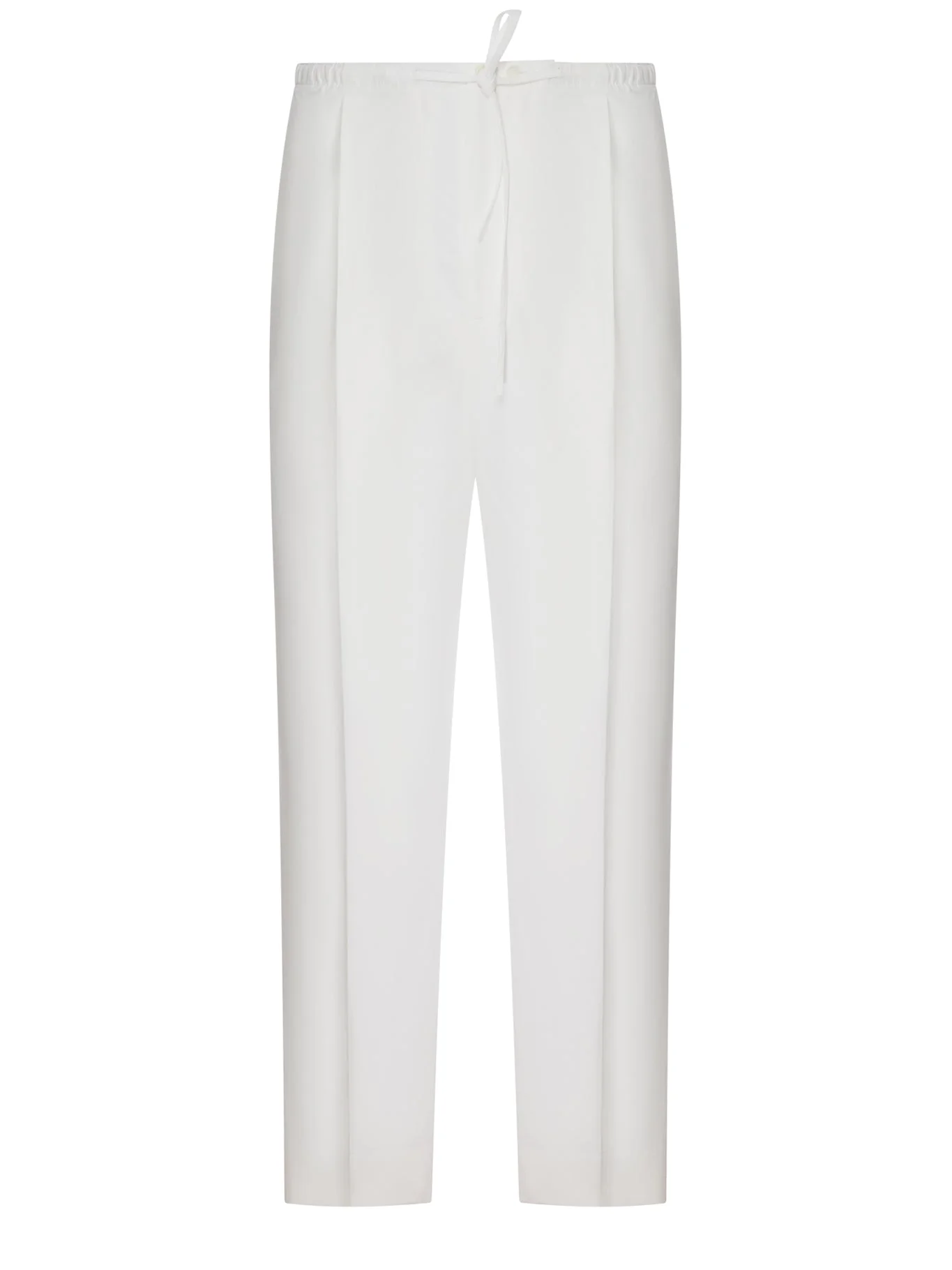 COMPACT COTTON TROUSERS - 1