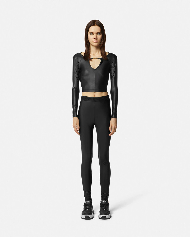 VERSACE JEANS COUTURE Logo Leggings outlook