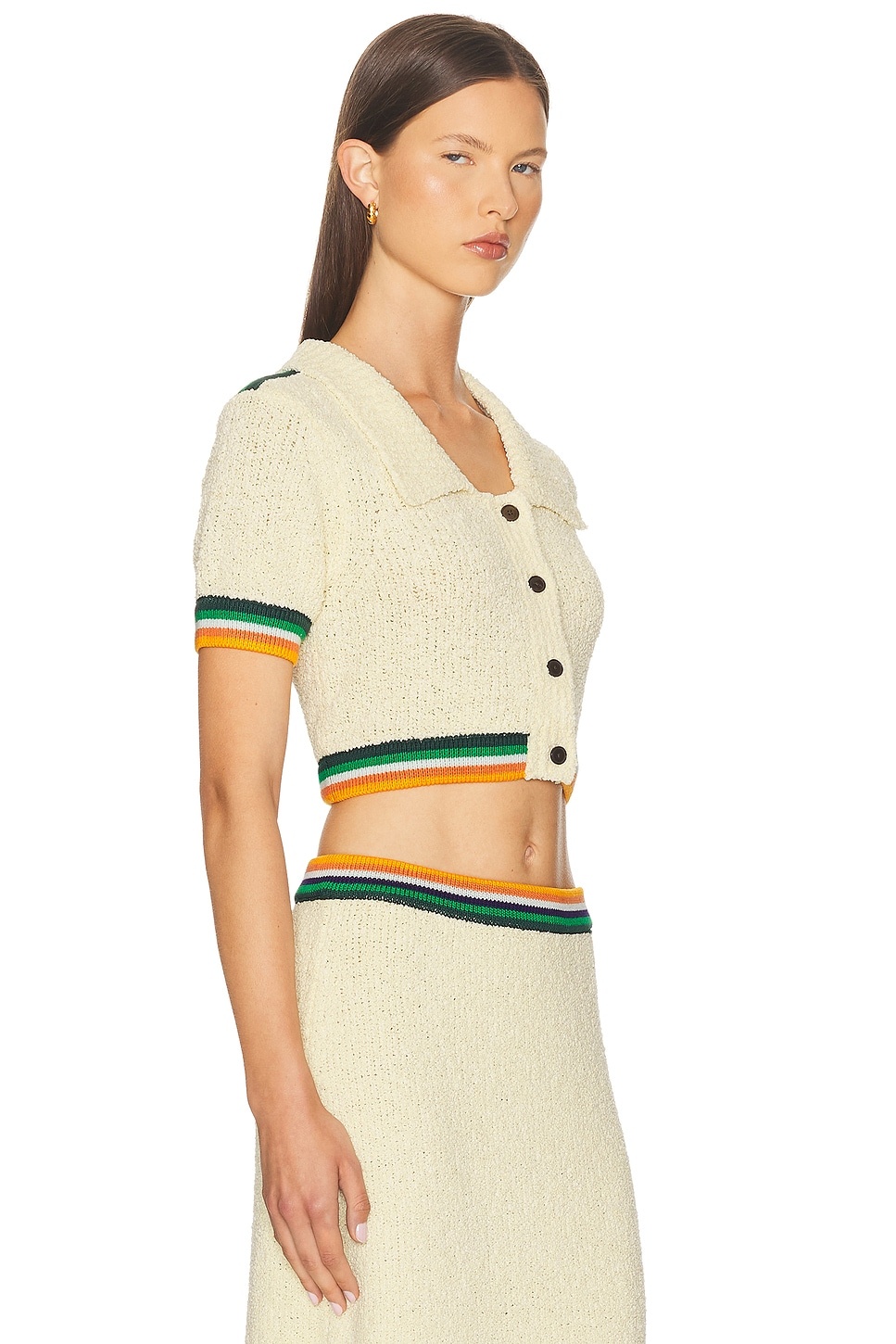 Cropped Polo Top - 2