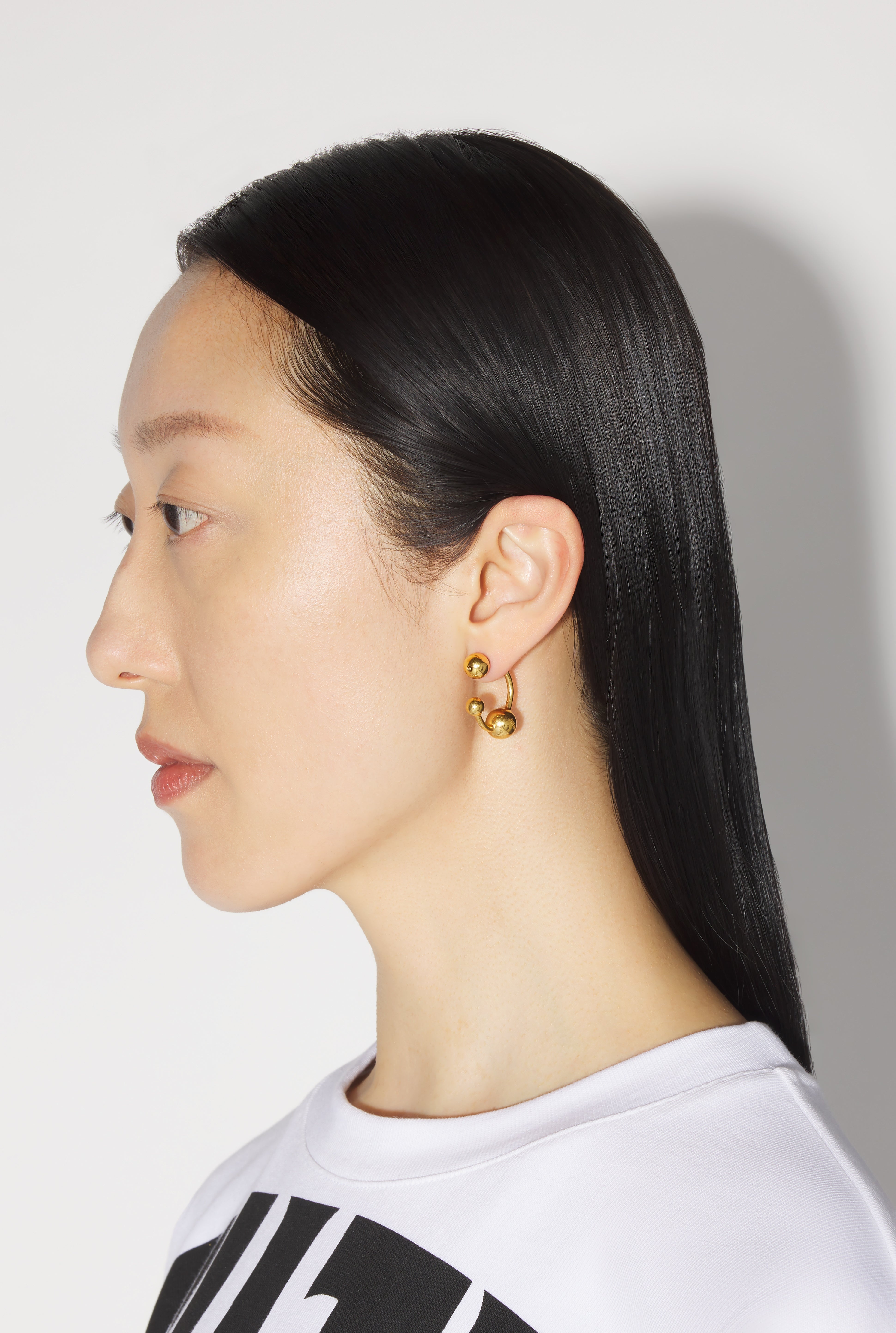 THE GOLD-TONE PIERCING EARRINGS - 2